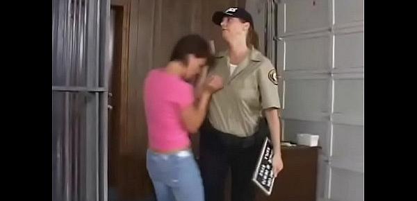  This girl is arrested for the first time and the cop is searching her good